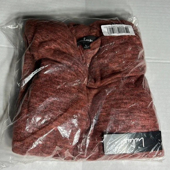 LULU'S NWT Mattea Heather cowl neck Midi Sweater Dress size Large - Picture 6 of 6